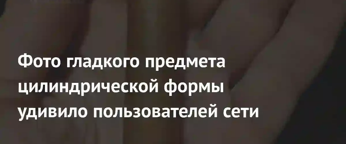 Загадочный цилиндрический предмет на фото вызвал бурные обсуждения среди пользователей Reddit