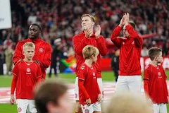 Нападающий сборной Дании Расмус Хойлунд забил гол и повторил празднование Роналду