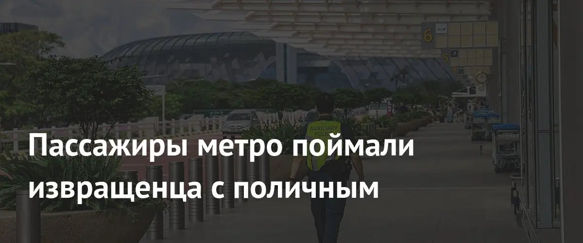 Пассажиры сингапурского метро задержали мужчину, фотографировавшего под юбками женщин