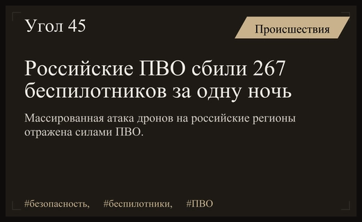 Масштабная атака беспилотников: российские ПВО уничтожили более двухсот дронов