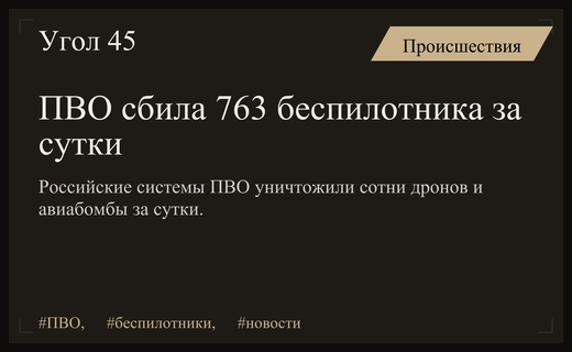 Масштабная атака дронов: российские системы ПВО уничтожили более семисот беспилотников