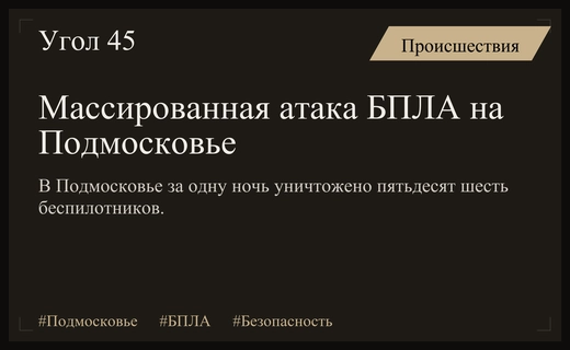 Массированная атака беспилотников на Московскую область: последствия и работа ПВО