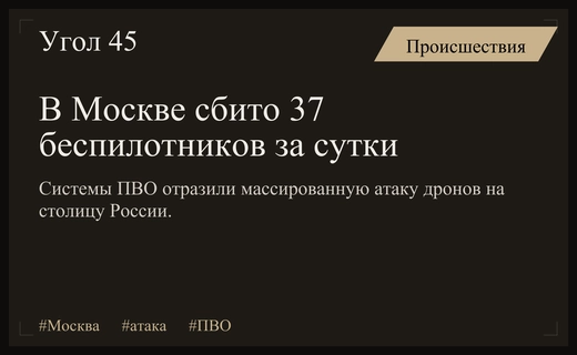 Массированная атака беспилотников на Москву: системы ПВО уничтожили десятки дронов