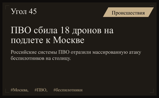 Массированная атака беспилотников на Москву: ПВО успешно отразила налет
