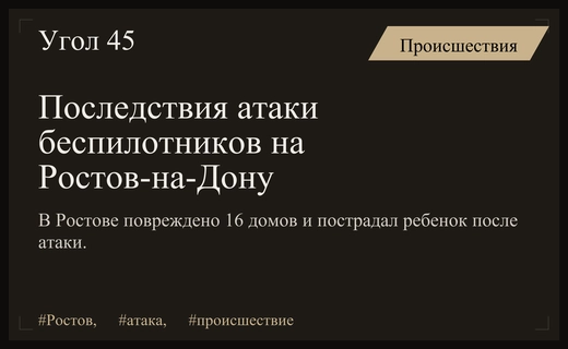 Массированная атака беспилотников на Ростов-на-Дону: масштаб разрушений и последствия