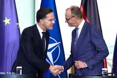 Массовый протест в Мюнстере: Мерца и Рютте встретили гулом неодобрения