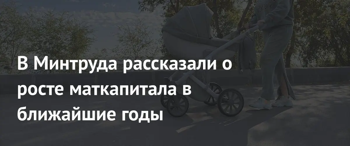 Размер материнского капитала в России в ближайшие годы превысит миллион рублей