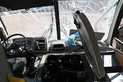 Удар украинского беспилотника по пассажирскому автобусу в Горловке привел к ранениям гражданских