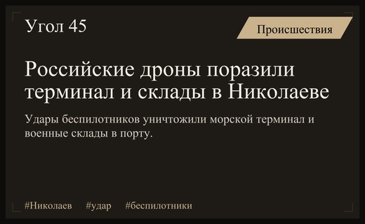 Удары беспилотников по портовой инфраструктуре Николаева нанесли значительный ущерб логистике