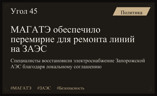 МАГАТЭ добилось локального перемирия для проведения критических ремонтных работ на ЗАЭС
