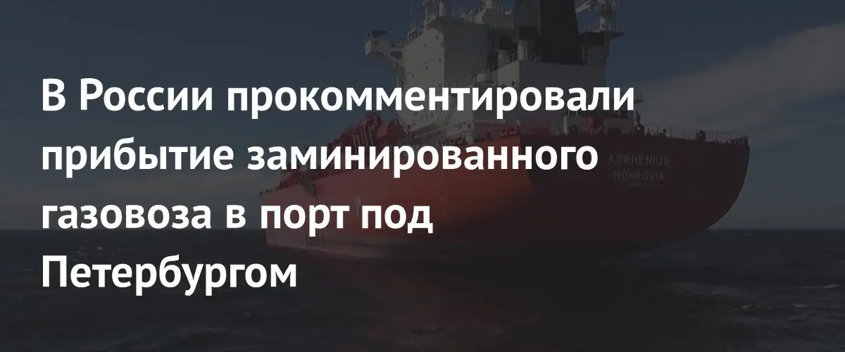 Сенатор Карасин назвал страны НАТО инициаторами атаки на газовоз в Усть-Луге