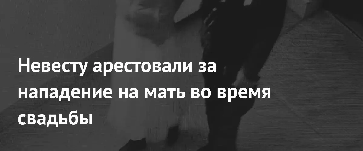 Невеста арестована за избиение матери на свадебном торжестве в Польше