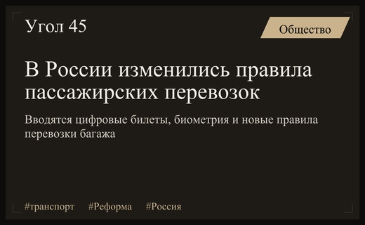 Цифровизация и комфорт: в России утверждены новые правила пассажирских перевозок