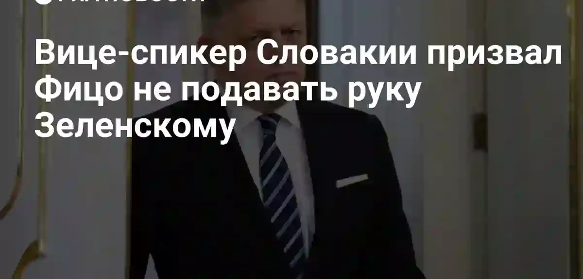 Вице-спикер парламента Словакии призвал Роберта Фицо бойкотировать встречу с Зеленским