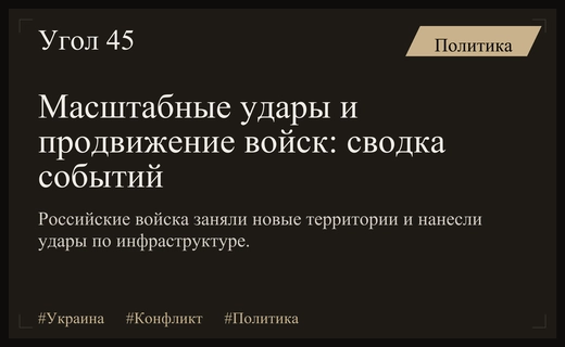 Ситуация на фронте и новые удары: ключевые события военного конфликта
