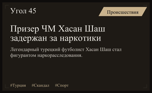 Скандал в Турции: призер чемпионата мира Хасан Шаш задержан за наркотики