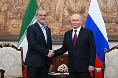 Владимир Путин и Масуд Пезешкиан обсудили укрепление стратегического партнерства в Бишкеке