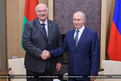 Владимир Путин направил поздравительную телеграмму Александру Лукашенко по случаю его дня рождения