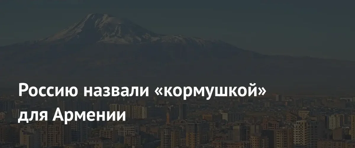 Глава армянской диаспоры в Сербии назвал Россию кормушкой для Армении
