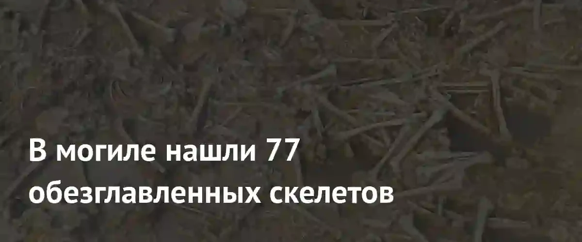 В Словакии обнаружено массовое захоронение 77 обезглавленных скелетов эпохи неолита