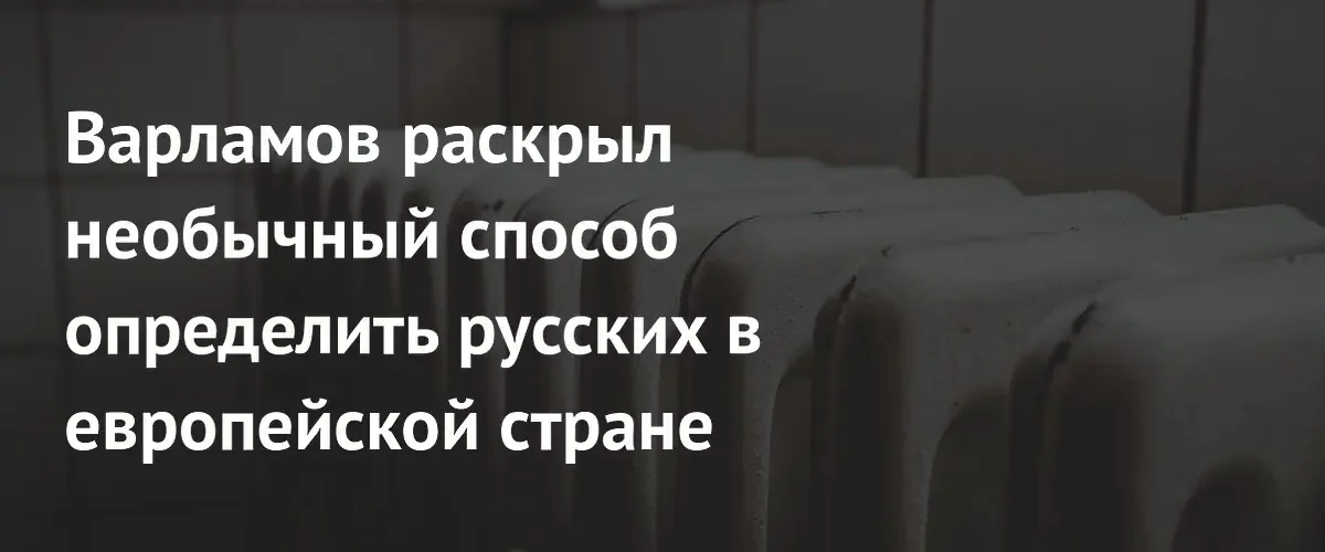 Илья Варламов объяснил, как вычислить россиян в Нидерландах по теплу