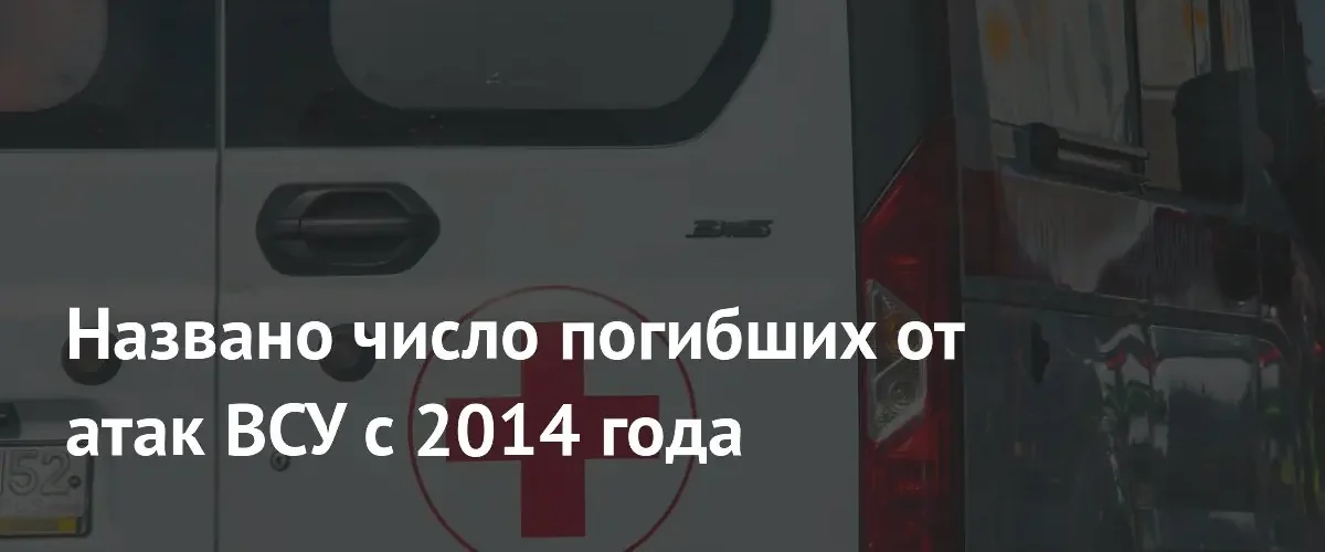 Омбудсмен ДНР назвала число жертв среди мирного населения с 2014 года