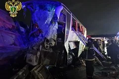Смертельное столкновение автобуса и грузовика на трассе Кавказ в Ставрополье