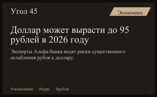 Аналитики Альфа-банка предупреждают о риске роста курса доллара до 95 рублей