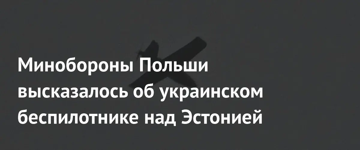 Польша требует от Украины точнее выбирать цели дронов над НАТО