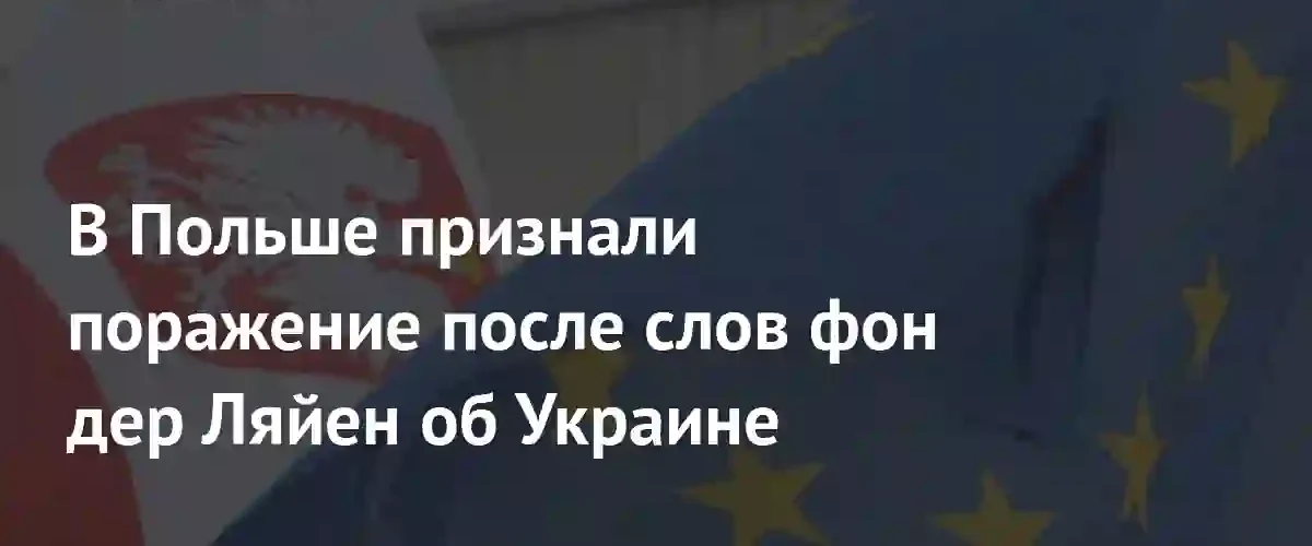 Польские политики обвинили правительство в провале из-за евроинтеграции Украины