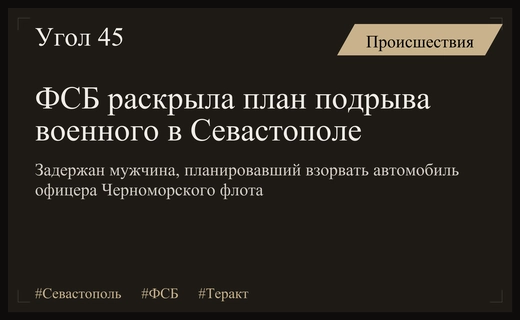 ФСБ опубликовала видео задержания диверсанта планировавшего теракт в Севастополе
