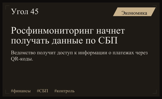 Росфинмониторинг получит прямой доступ к данным о платежах через СБП