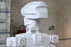 Российский антропоморфный робот Теледроид готовится к работе на орбитальных станциях