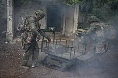 Российский наземный робот Депеша обеспечивает бесперебойную доставку грузов на передовую