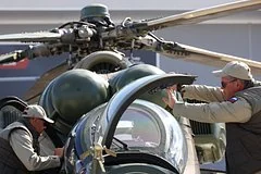 Российский ударный вертолет Ка-52Э продемонстрировал новые возможности борьбы с беспилотниками в Египте