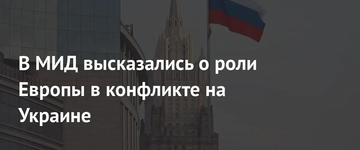 В МИД РФ подвергли критике попытки Европы занять единую позицию
