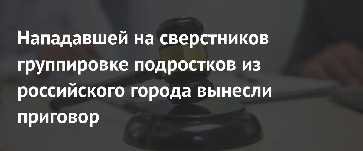 В Краснодаре вынесли приговор группе подростков за нападения на сверстников