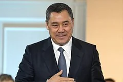 Президент Киргизии Садыр Жапаров направил поздравление Владимиру Путину по случаю выборов