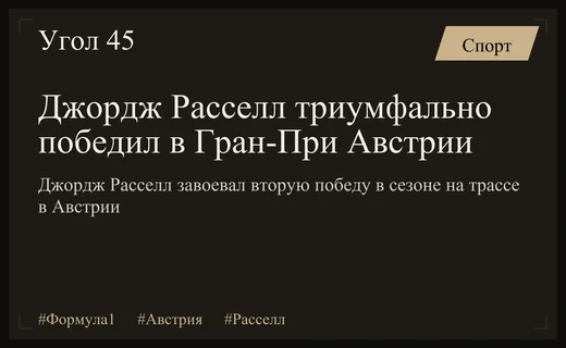 Триумф Джорджа Расселла: Вторая победа в сезоне на Гран-При Австрии