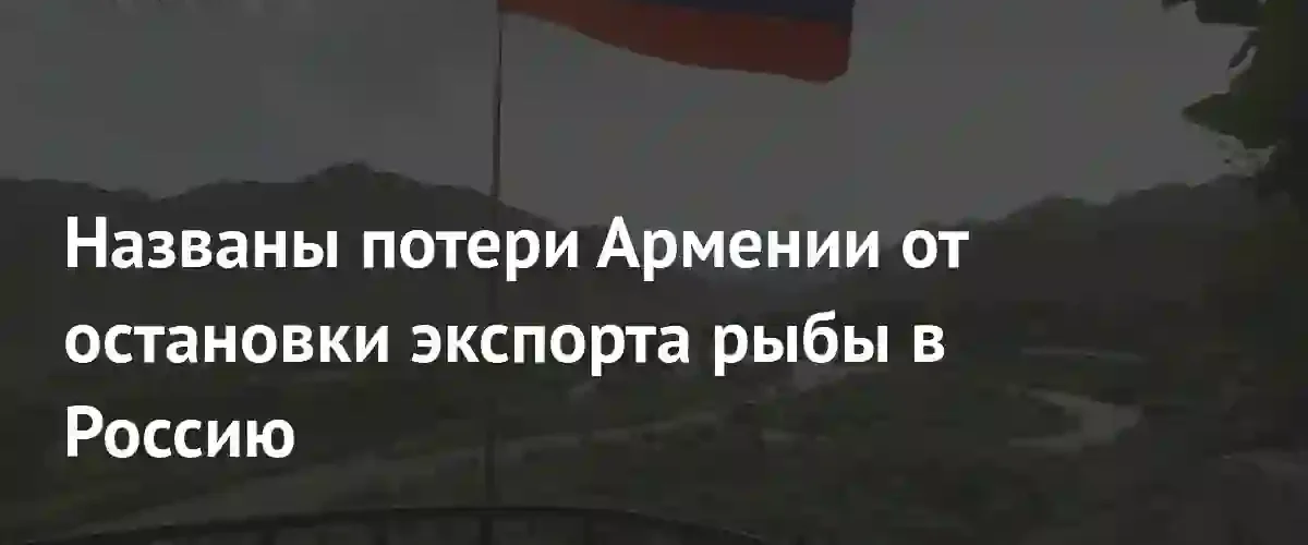 Кризис рыбного экспорта Армении: потеря российского рынка грозит потерей 80 миллионов долларов