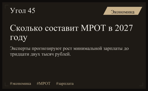 Прогноз МРОТ на 2027 год: эксперты ожидают существенный рост выплат