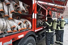 Крупный пожар на моторостроительном заводе Протон-ПМ в Пермском крае