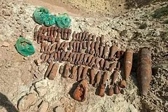 В Крымском районе Краснодарского края обезвредили огромный арсенал времен войны