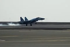 Авиационный инцидент в Курской области: столкновение двух истребителей Су-35С