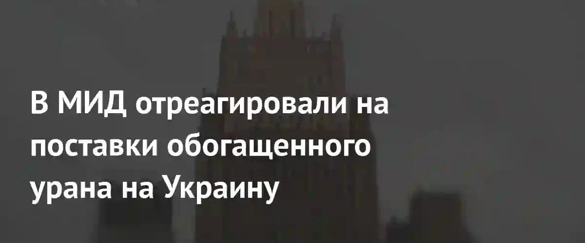 МИД РФ выразил сомнение в способности Украины производить ядерное топливо